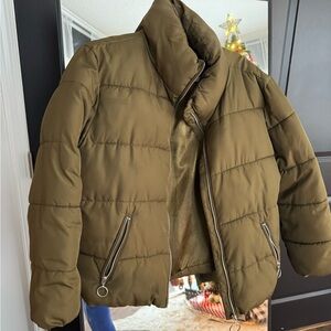 Altar’d State olive green puffy jacket